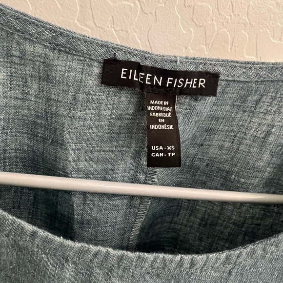 Eileen Fisher Boxy Linen Top - Picture 3 of 11